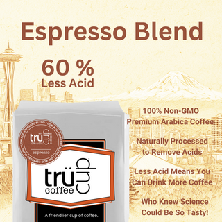trücup Low-Acid Espresso Blend Coffee