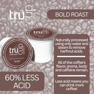 trücup Low-Acid Bold Roast Single-Serve Cups - 48 Count