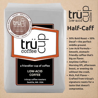 trücup Low-Acid Half-Caff Coffee