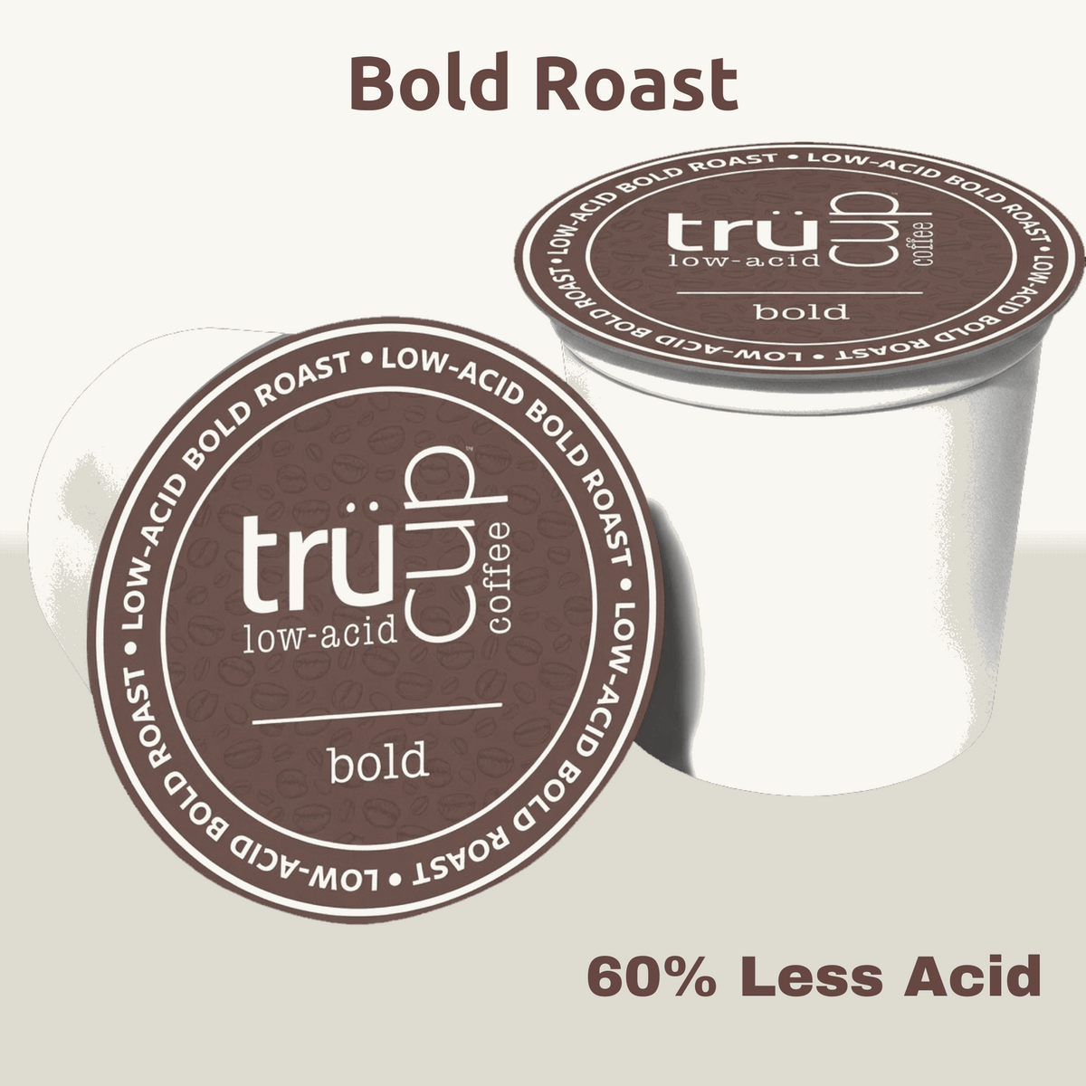 bold cup coffee trücup Low-Acid Bold Roast Single-Serve K Cups