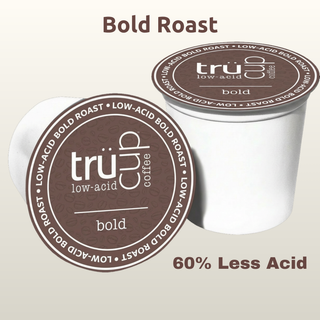 trücup Low-Acid Bold Roast Single-Serve K Cups - 48 Count