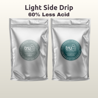 trücup low-acid Light Side Coffee Light and Medium Sample Packs