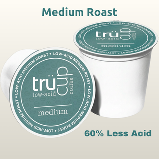 trücup Medium Roast Low-Acid Coffee K-Cups – 48 Count