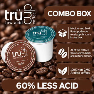 Medium & Bold Roast Low-Acid K-CUP Combo Pack (48 Count)