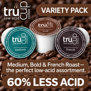 Medium, Bold & French Roast Low-Acid K Cup Variety Pack (36 Count)